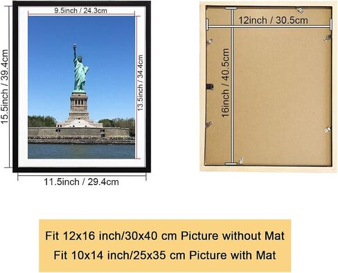 12x16 Wood Picture Frame Diamond Painting Frames 30x40cm Diamond Art Frame Display 12x16in / 30x40 cm Without Mat or 10x14 in/ 25x35cm with Mat 12 x 16 Photo Poster Frame Wall Hanging - White 3 Pack in Saudi Arabia