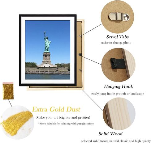 12x16 Wood Picture Frame Diamond Painting Frames 30x40cm Diamond Art Frame Display 12x16in / 30x40 cm Without Mat or 10x14 in/ 25x35cm with Mat 12 x 16 Photo Poster Frame Wall Hanging - White 3 Pack in Saudi Arabia