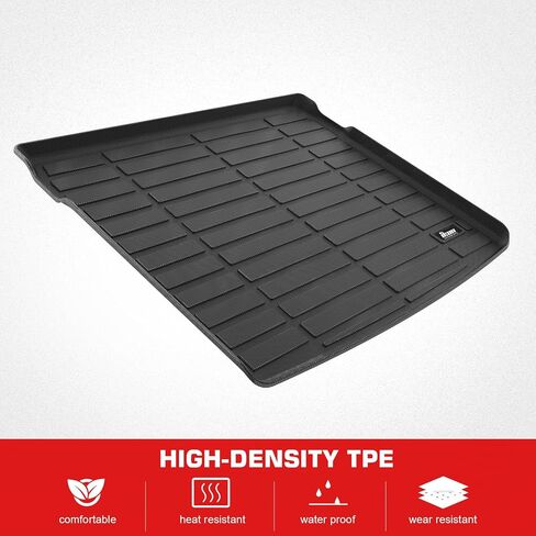 Ikon Motorsports TPE Cargo Trunk Liner ، متوافق مع 2023-2025 دودج هورنت و 2024-2025 ألفا روميو تونالي ، مخصص في حماية حماية الجذور الخلفية الثقيلة في حصيرة شحنة الجرة الخلفية ، الأسود ، حصيرة شحنة الجرة الخلفية الثقيلة ، الأسود in Saudi Arabia