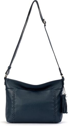 محفظة Sak Melrose Crossbody - حقيبة يد نسائية من الجلد الفاخر للاستخدام اليومي والسفر - حقيبة كروس مع سحاب إغلاق in Kuwait