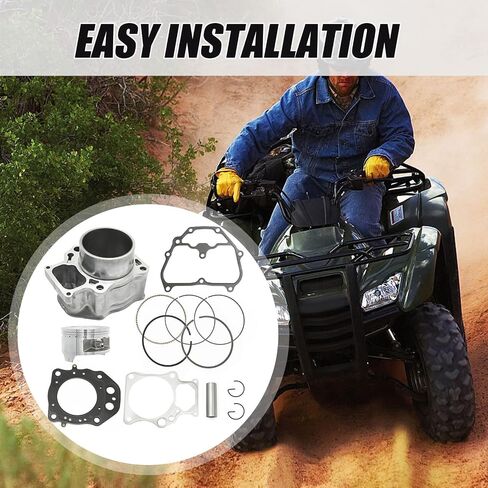 12100-HP7-A00 Cylinder Cylinder Gasket Top Rebuild Kit ، استبدال Honda Rancher TRX420 2007-2018 ، يحل محل 12191-HP5-601 in Saudi Arabia