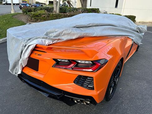 CarsCover Custom Fits for Chevy Corvette C8 Stingray Z06 E-Ray Car Cover Heavy Duty All Weatherproof Ultrashield Covers (Black) in Saudi Arabia