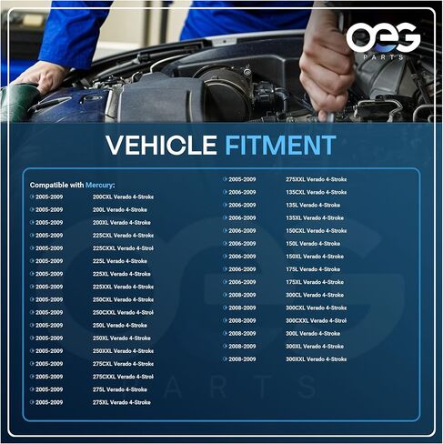 OEG Parts New ANTERNATOR متوافق مع Mercury Marine 300XXL/350CLDTSLH/350CXLDTSLH Verado 4-Stroke 19020618 ، 8600516 ، 892940T ، 892940T01 ، 892940T02 ، ADR0294 ، 40012307 in Saudi Arabia