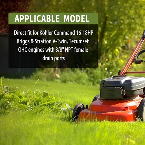 3/8 "خراطيم تصريف الزيت NPT 18"-يحل محل STAN1438 1723165SM 116-4924 ، يناسب محركات Kohler Briggs Tecumseh ، 300 درجة فهرنهايت in Kuwait