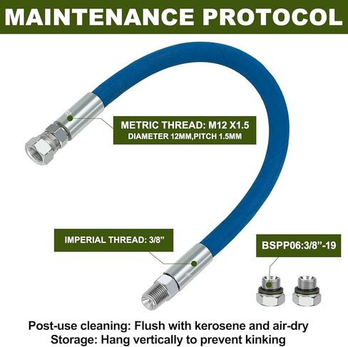 3/8 "خراطيم تصريف الزيت NPT 18"-يحل محل STAN1438 1723165SM 116-4924 ، يناسب محركات Kohler Briggs Tecumseh ، 300 درجة فهرنهايت in Kuwait