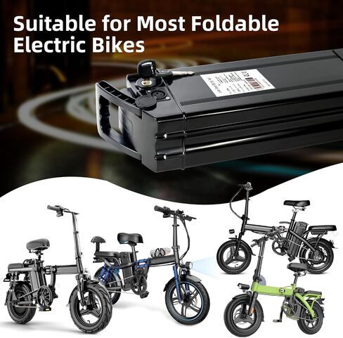 48V 20Ah/10Ah E-Bike Battery,250W/350W/500W/700W/900W/1000w Lithium Battery for Folding Electric Bikes,Ebike Replacement Batteries with 20A BMS,Safety Lock (48V20AH) in Saudi Arabia