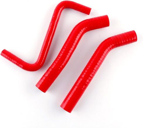 CMS 3-ply Silicone Coolant Radiator Hose Kit for 2006-2014 Honda TRX450R TRX450ER TRX 450R 450ER TRX450 (Red) in Saudi Arabia