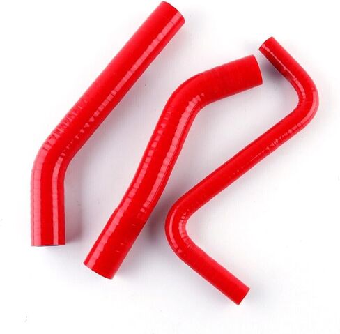CMS 3-ply Silicone Coolant Radiator Hose Kit for 2006-2014 Honda TRX450R TRX450ER TRX 450R 450ER TRX450 (Red) in Saudi Arabia