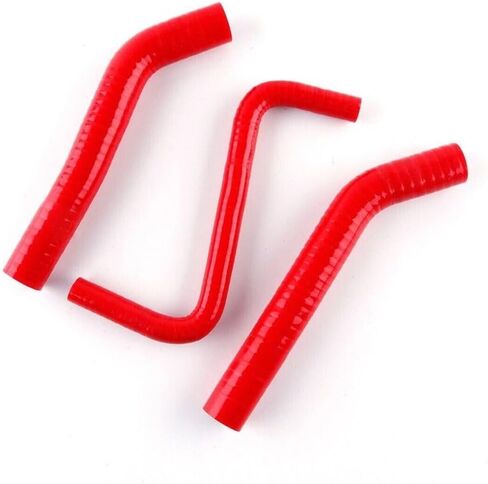 CMS 3-ply Silicone Coolant Radiator Hose Kit for 2006-2014 Honda TRX450R TRX450ER TRX 450R 450ER TRX450 (Red) in Saudi Arabia