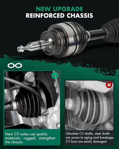 مجموعة عمود محور Scitoo CV الأمامية اليسرى اليسرى ل Ford Expedition 3.5L ، لفورد F-150 2.7L 3.0L 3.3L 3.5L 5.0L in Saudi Arabia