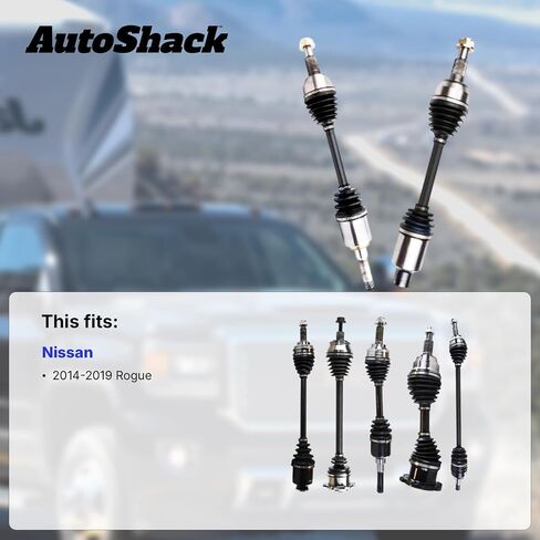 Autoshack الأمامي اليسرى CV Axle Rasebly Placbly For 2014-2019 Nissan Rogue AWD ، FWD Driver Side DSK1486 in Saudi Arabia