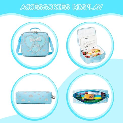 Rolling Backpack for Girls Kids Backpack with Wheels for Travel Roller Wheeled Bookbag Backpacks for Girls School Cute Elementary Student Kawaii Bowknot Schoolbag in Kuwait