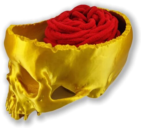 Skull Yarn Bowl Holder Storage for Crocheting Crochet Knitting Accessories,Unique Skull Yarn Bowl Holder in Saudi Arabia