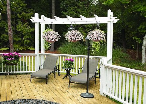 Artificial Flowers Fall Fake Mums in Hanging Basket for Patio Garden Porch Deck Summer Autumn Decoration, Faux Daisy Arrangement,Fake Plants Uv Resistant for Outdoor Yard Decor(Orange Purple) in Kuwait