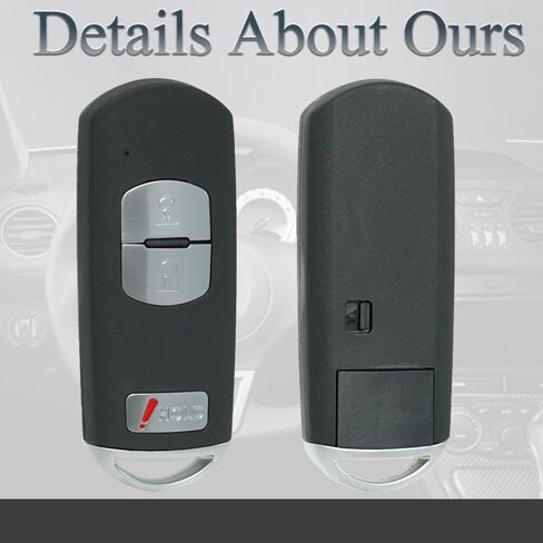 مفتاح FOB Shell Case Pits for Mazda 3 5 Cx3 Cx5 Cx7 Cx9 2012-2020 Entry Entry Control 3 Button Pad Cover in Saudi Arabia