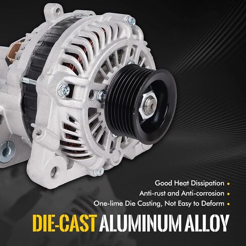 Kusatec 31100RNAA01 New ANTERNATOR متوافق مع Honda Civic 2006 2007 2008 2008 2010 2011 L4 1.8L ، 12V 90A CW OE 11176N 31100RNAA012M2M2 in Saudi Arabia