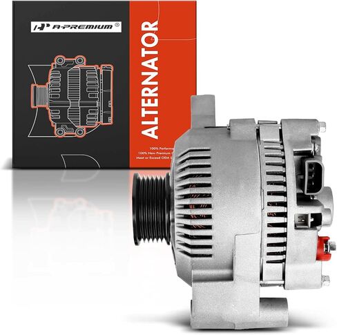 A-Premium Convaliater متوافق مع Ford F250 1996 V8 7.5L ، F53 1996-1997 V8 7.5L ، Aerostar 1992-1994 V6 3.0L ، 95AMP 12V 6-GROOVE بكرة الساعة ، استبدال# F1SU-10300-BA ، F69U-10300-AA in Saudi Arabia