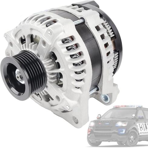 Alternator 12V 225A FIT Edge, Explorer, F-150, Police Interceptor, MKT, MKX, MKZ, Continental – 2.0L 3.5L 3.7L – Replace 104210-6600, 11629N, DG1T-10300-EB in Saudi Arabia