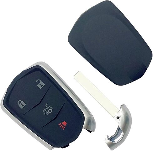 استبدال Key Fob Shell لـ Cadillac ATS-V CTS CT6 XTS XTS XT5 XT4 XT6 SRX 2014 2015 2015 2017 2018 2019 2020 2021 5 CAR CAR BUNTER ENTRY CONTER CONTER REMOTE CASE FOB (5 BUNTUR-A) in Kuwait