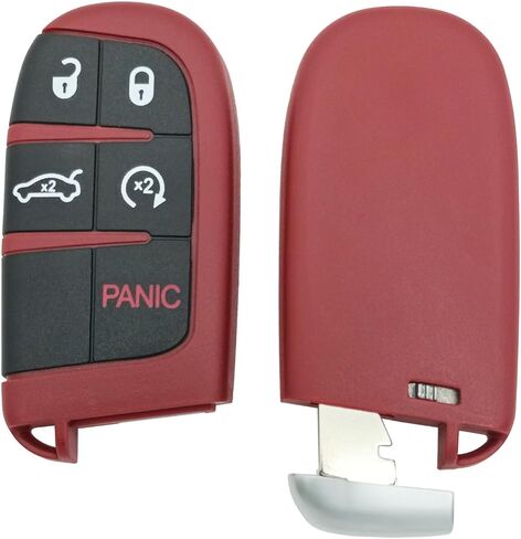Key Fob Shell Smart Key Cover Case Fit for 2011-2018 Dodge Dart Journey Charger Chrysler 300 M3N-40821302 Replacement Keyless Entry Remote Key Housing Casing (3 Buttons) in Saudi Arabia