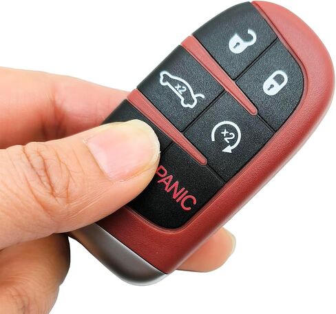 Key Fob Shell Smart Key Cover Case Fit for 2011-2018 Dodge Dart Journey Charger Chrysler 300 M3N-40821302 Replacement Keyless Entry Remote Key Housing Casing (3 Buttons) in Saudi Arabia