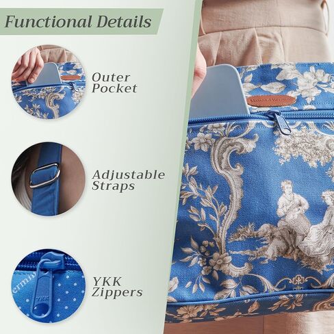 Maison d' Hermine Cross Body Bags for Women Cotton Canvas Shoulder Bag for Shopping Travel Everyday Use Tote purse Sling Bag in Kuwait