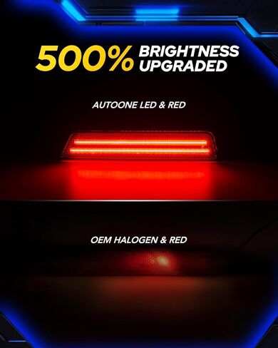 تلقائيًا تلقائيًا مصابيح علامات LED RED RED RED RED متطورة مع 2008-2014 DODGE Challenger & 2011-2014 Charger ، علامات الجانبية الحاجز ، سائق العدسة المدخنة والركاب ، مصابيح وقوف السيارات ، 2 مساءً in Kuwait