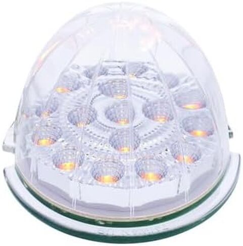 United Pacific 39322 Truck Cab Light ، 17 LED Dual Function Reflector ، Amber LED/Clear Lens in Saudi Arabia