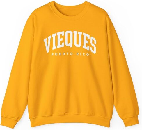 Vieques Puerto Rico Adult Unisex Crewneck Sweatshirt in Saudi Arabia