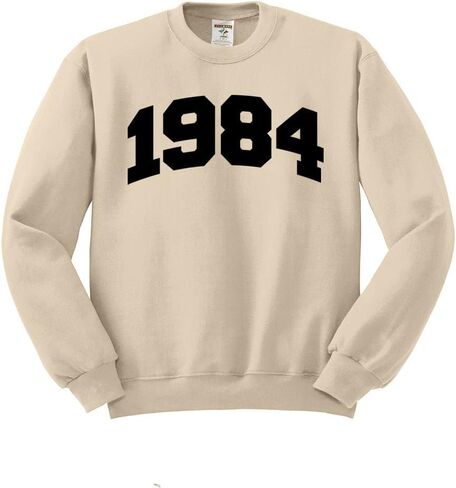 TeesAndTankYou 1984 College Style Sweatshirt Unisex in Kuwait