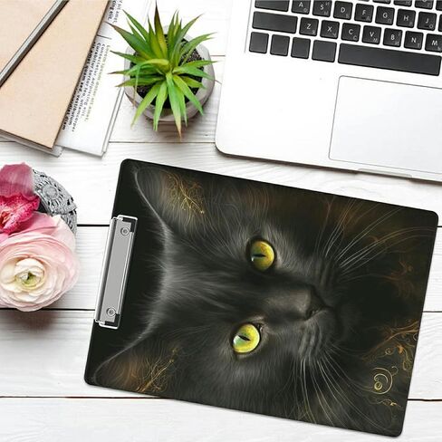 Clipboards Cute Mushroom Butterflies Moon Pattern Design Clip Board 9 x 12.5 inch with Low Profile Metal Clip,Clipboard for Students, Classroom, Office,Women Men,with a to do List Notepad in Saudi Arabia