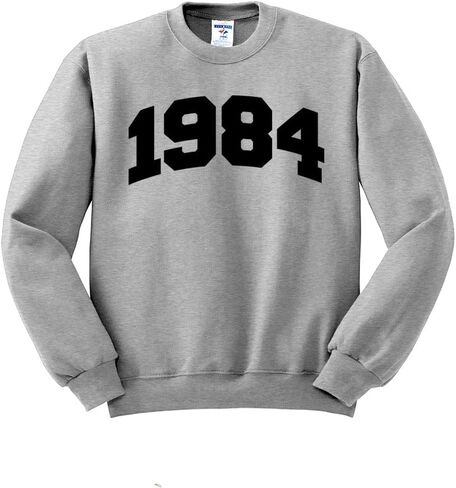 Teesandtankyou 1984 College Style Sweatshirt للجنسين in Saudi Arabia