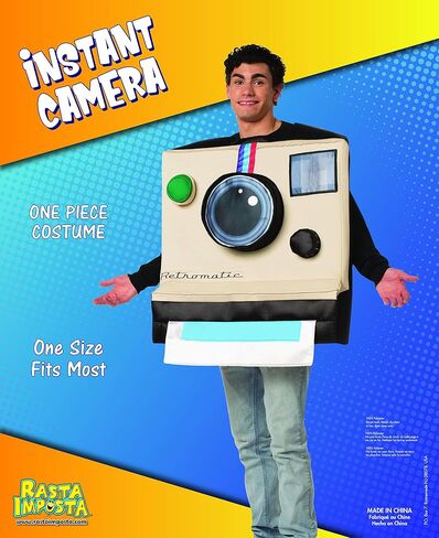 Rasta Imposta Instant Camera Adult Costume in Saudi Arabia