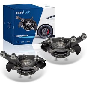Detroit Axle - 1.7L 2pc Front Steering Knuckles Wheel Bearing Hubs for 2001-2002 Honda Civic Steering Knuckles and Wheel Bearing Hubs Assembly Replacement in Kuwait