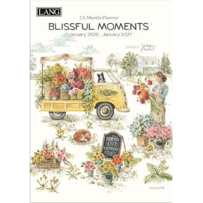 Lang, Blissful Moments by Lisa Audit 2025 Monthly Planner in Kuwait