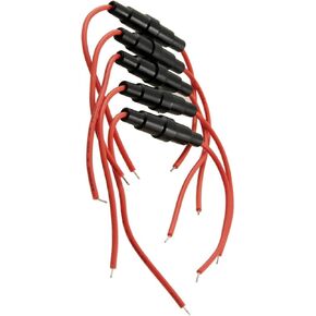 ACROPIX A11101300UX0008 5 × 20 مم حامل الصمامات AGC TYPE TYPE TYPE W 22 AWG WIRE (حزمة 5) قطع السيارة in Saudi Arabia