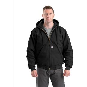 Berne Men's Heritage Duck Hooded Active Work Jacket in Kuwait