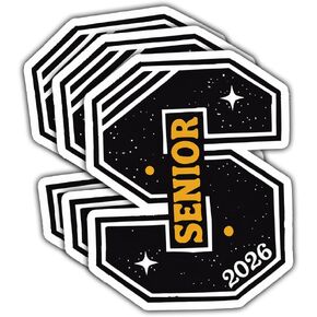 (3pcs - 3in) Senior Class of 2026 Graduation Sticker – Inspirational Class of 2026 Quote Vinyl Decal Waterproof for Laptop, Water Bottle, Car, Tumbler (4, 3 Inches) in Kuwait