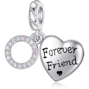 Charms for Friendship Family Bracelets 925 Sterling Silver Friend Bracelets for 2 Heart Pandora Charms Clearance Friendship Gift (PAW PRINT CHARM) in Kuwait
