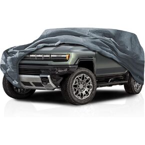 5 Layer Car Cover for GMC Hummer EV 2024-2025 SUV 4-Door, Semi Custom Fit Full Coverage Pollution, Dust, Sun, Snow, Rain, All Weather Protection, Breathable in Saudi Arabia