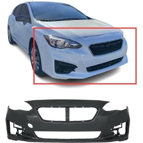 FITPARTS متوافقة مع غطاء الوفير الأمامي 2017 2018 2019 Subaru Impreza Base Limited Premium Sport Sedan Hatchback 17 18 19. جديد ، مسبوق وجاهز للطلاء. مع ثقوب الضوء الضباب. in Kuwait