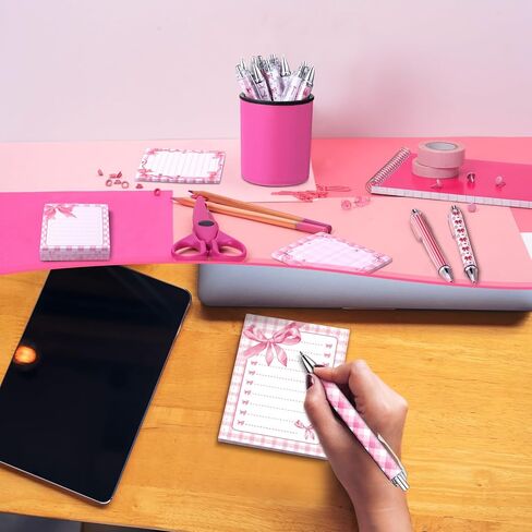 Eaasty 48 Pcs Highland Cow Gifts Bulk Spring Flower Floral Cow Notepad with Pens 24 Notebook 24 Ballpoint Pen for Women Students School Meeting Office Supplies Party Favors Exchange Gifts in Kuwait