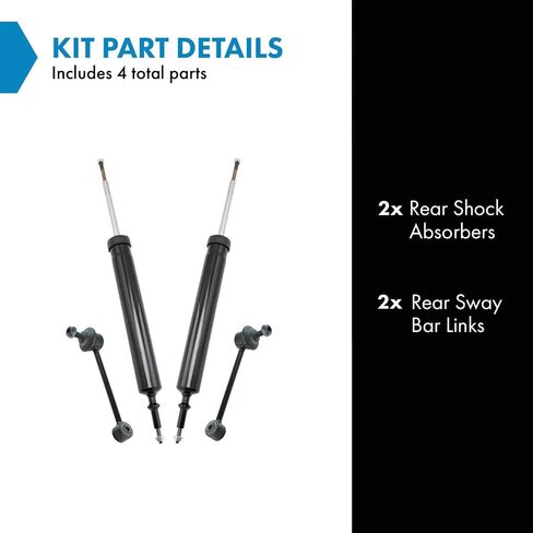 TRQ Rear Suspension Kit Compatible with Rear 2008-2013 BMW 128i 135i 2006 325i 2007-2013 328i 2009-2013 328i xDrive 330i 330xi 2009-2011 335d 335i 335i xDrive 2011-2013 335is in Saudi Arabia