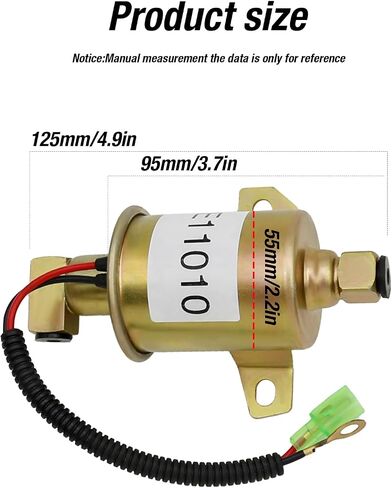استبدال مضخة الوقود 12V لـ Onan Cummins 5500 RV ، يحل محل E11009 A029F891 149-2331-03 A047N923 in Saudi Arabia