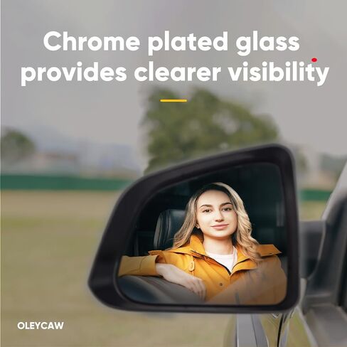 متوافق مع Tesla Model Y Driver Side Mirror 2019 2020 2021 2022 2023 2024 - تم تسخين طاقة الزجاج البديلة للاستبدال الجانبية اليسرى ، مع لوحة دعم in Kuwait
