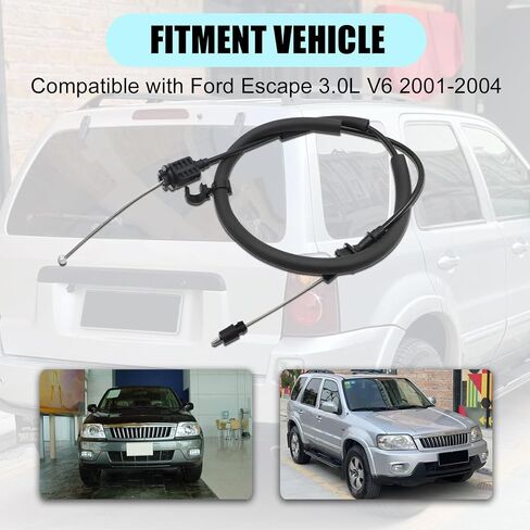 XQSMWF Throttle Cable Control Assembly Compatible with Ford Escape 3.0L V6 2001-2004# 5L8Z9A758AA 6L849A758AA in Saudi Arabia