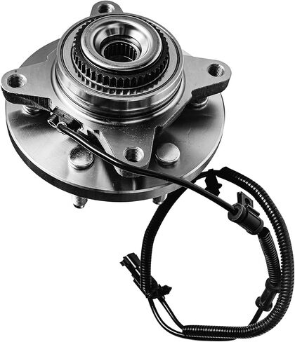 Detroit Axle-محامل محور العجلات الأمامية 4WD لفورد 2011-2014 F-150 Expedition Lincoln Navigator و Wheel Hub و Bearings CV Axle Nuts 2012 2013 استبدال in Kuwait