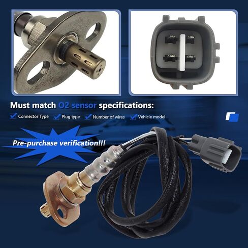Maxfavor 234-4189 O2 Sensor Sensor Axygen Sensor استبدال المصب باستبدال Toyota Tacoma 2000 2001 2002 2003 2004 O2 Sensor 2.4L 2.7L 3.4L استبدال OE# 2344189 89465-09330 75-2632 75-2633 ES20193 24568 SG788 in Saudi Arabia