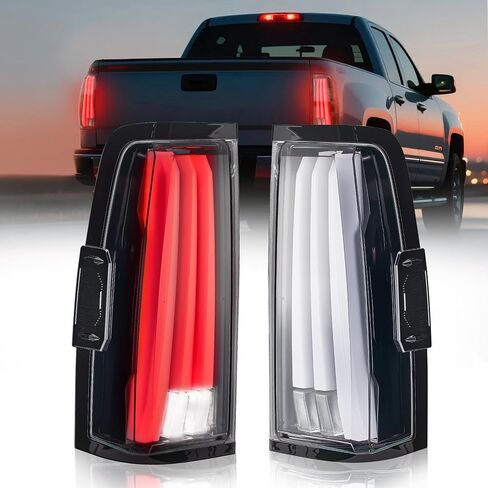 LED Tail Lights Assembly Fit for Chevy Silverado 2003 2004 2005 2006 2007 1500 2500 3500HD ، 03-06 Light in Kuwait