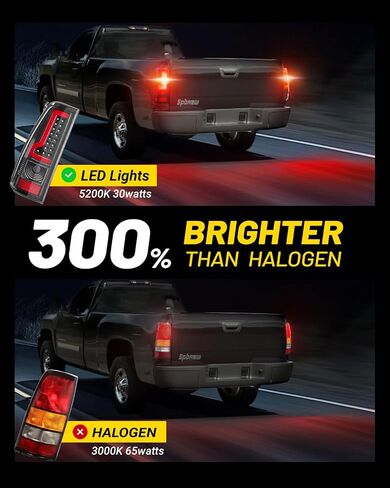 LED Tail Lights Assembly Fit for Chevy Silverado 2003 2004 2005 2006 2007 1500 2500 3500HD ، 03-06 Light in Kuwait